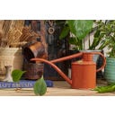 HAWS Indoor Metal Watering Can - 1 L - Terracotta Orange