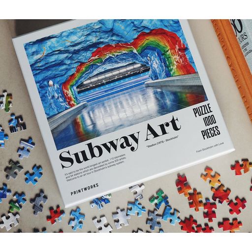Printworks Puzzle - Subway Art Rainbow - 1 kos