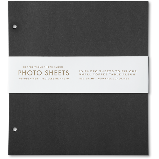 Photo Sheet Pages for the Small Albums - 10 pack - 1 item
