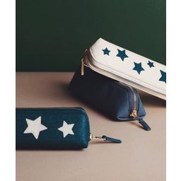 Printworks Blue Green Pencil Case with Beige Stars - 1 item