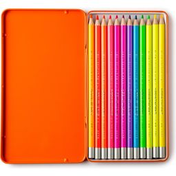 Printworks 12 Coloured Pencils - Neon - 1 item
