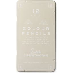 Printworks 12 Coloured Pencils - Classic - 1 item