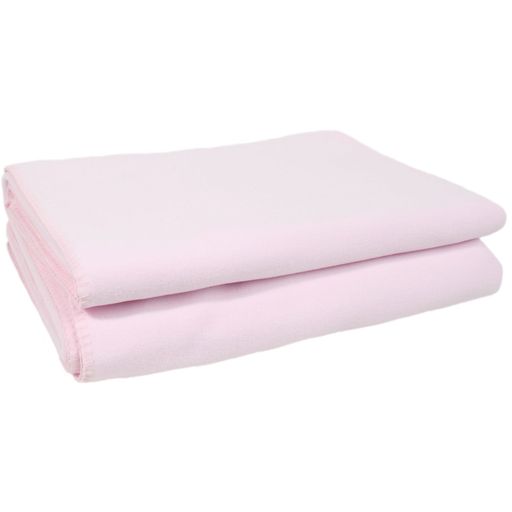Zoeppritz Soft Fleece Blanket in Soft Pink