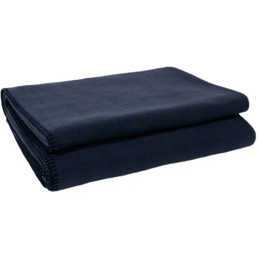 Zoeppritz Soft Fleece Blanket in Night Blue