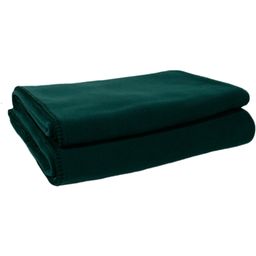 Zoeppritz Soft Fleece Blanket in Blue Green