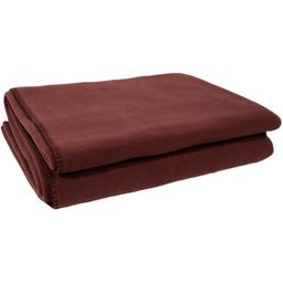 Zoeppritz Soft Fleece Blanket in Mahogany
