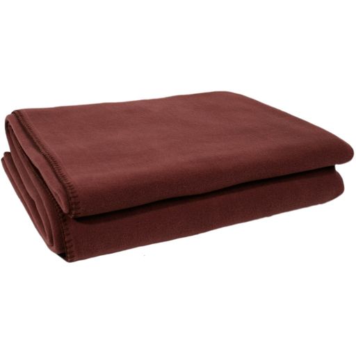 Zoeppritz Soft Fleece Blanket in Mahogany