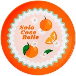 Mercato Della Frutta Dessertteller Ø 20 cm, Orange - 1 Stk