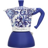 Moka Express Dolce & Gabbana Induktion Blu Mediterraneo