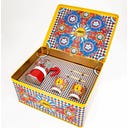 Geschenkbox Dolce & Gabbana Moka Express 2 Tassen Carretto Siciliano + 2 Espressobecher und Rührstäbchen