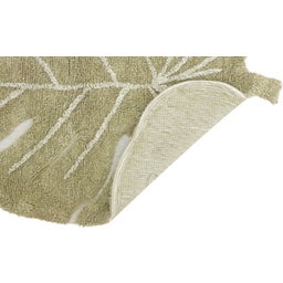 Lorena Canals Tappeto - Mini Monstera Olive, 75 x 100 - 1 pz.