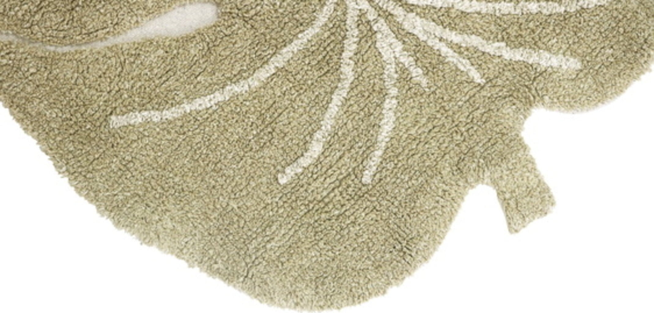Lorena Canals Olive Mini Monstera Rug, 75x100 - 1 item