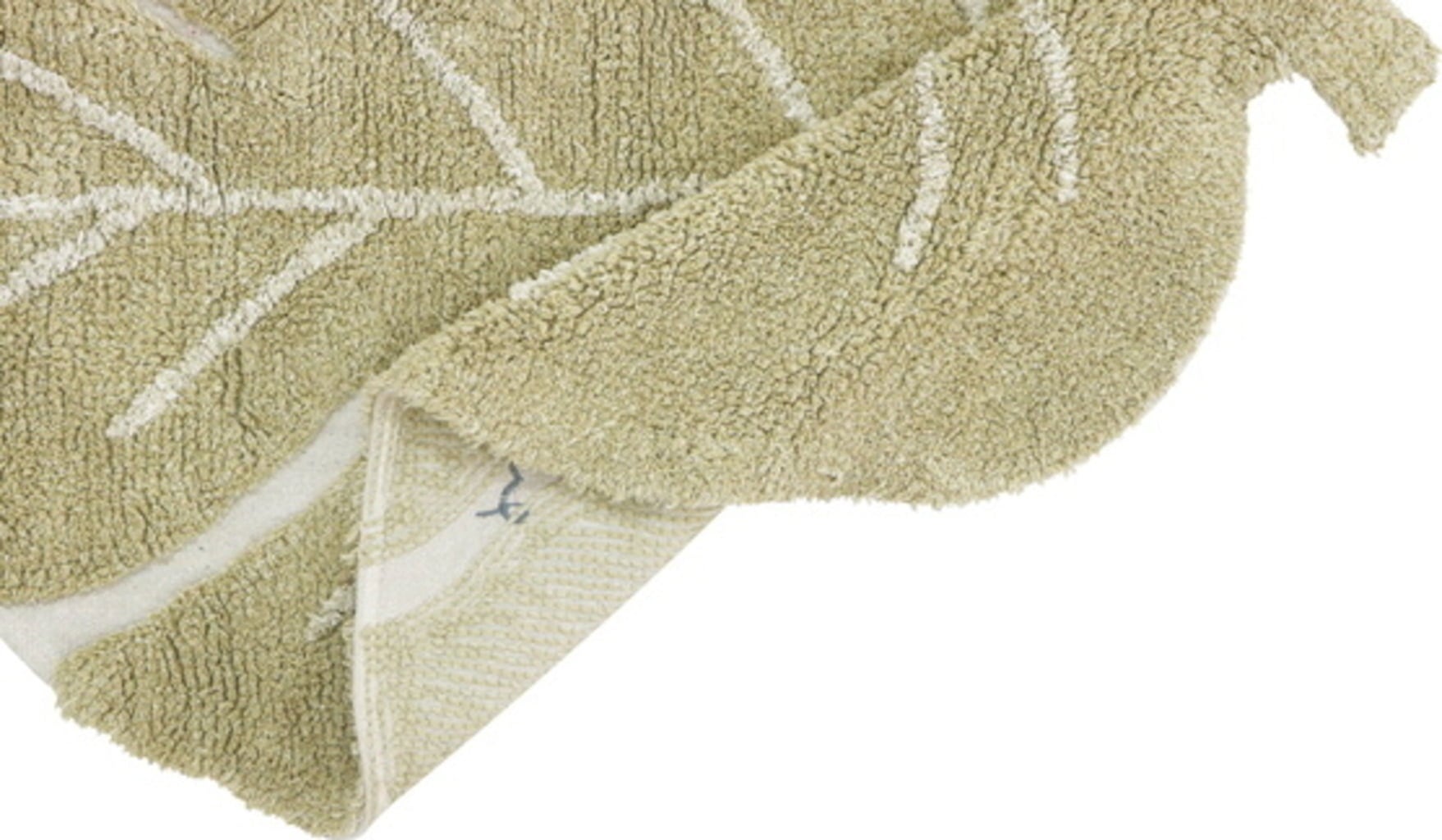 Lorena Canals Olive Mini Monstera Rug, 75x100 - 1 item