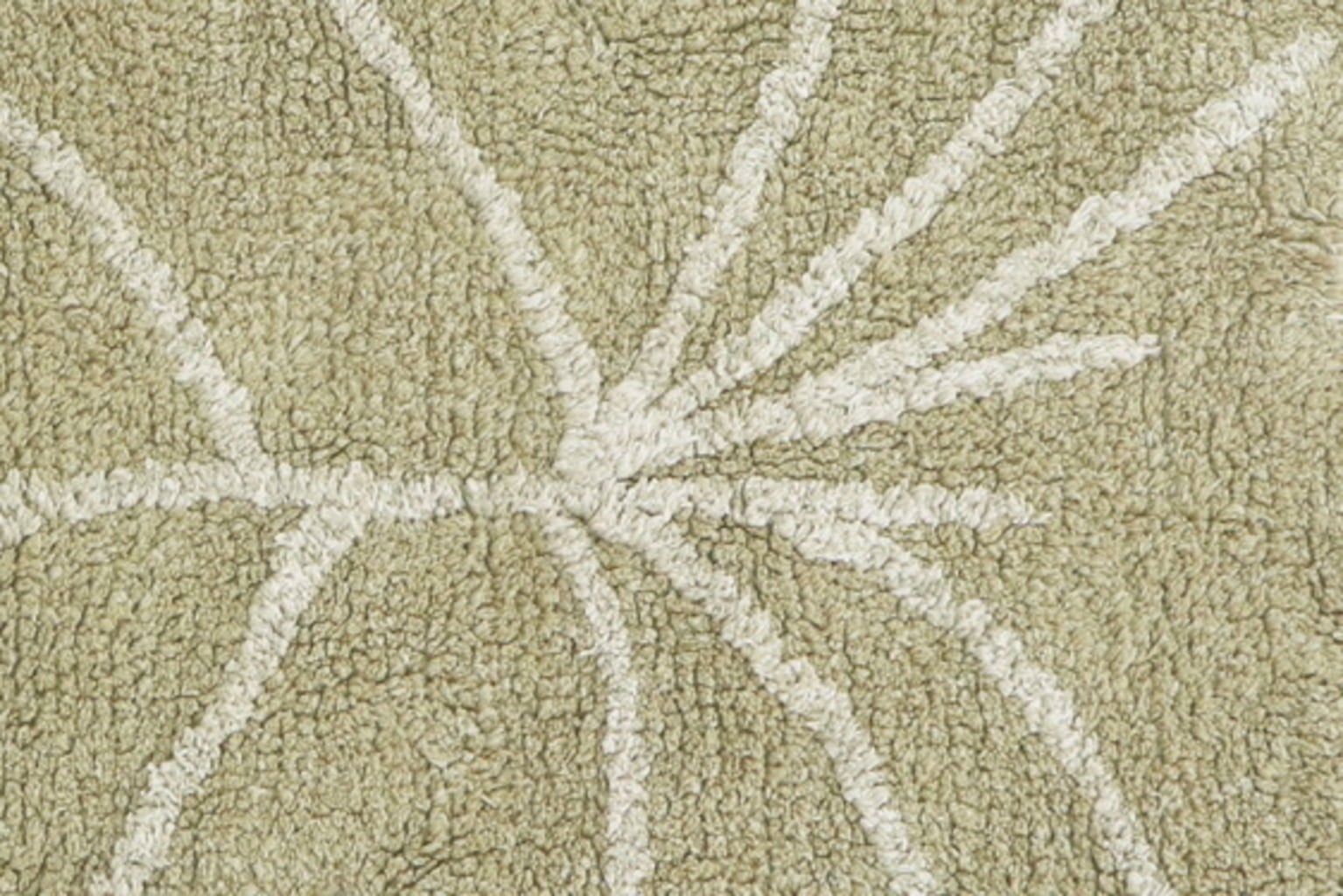 Lorena Canals Olive Mini Monstera Rug, 75x100 - 1 item