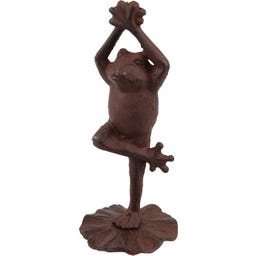 Miljögården Grenouille Décorative « Yoga » en Fonte - 1 pcs