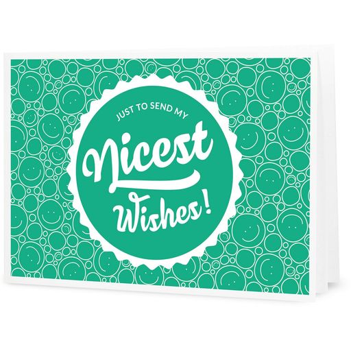 Nicest Wishes! - Chèque-Cadeau à imprimer soi-même - 
