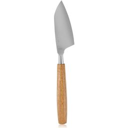 Nož za trdi sir z ročajem iz hrastovega lesa - 1 kos