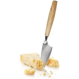 Nož za trdi sir z ročajem iz hrastovega lesa - 1 kos