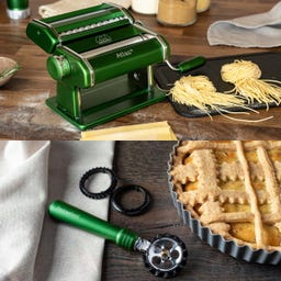 Marcato Pastamachine Atlas+ met Pastawheel - Groen