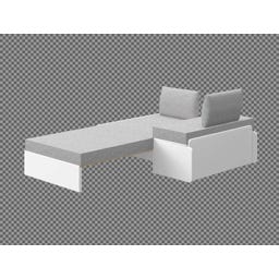 Flexa WHITE/NOR Sofa-Modul für Hochbett 184 cm - 1 Stk
