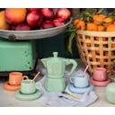 Mercato Della Frutta Espressotassen und Untertassen 4er-Set – Farbenmix