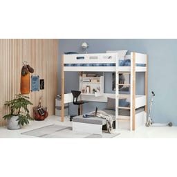 Flexa WHITE Click-On Schreibtisch mit Fach - 1 Stk
