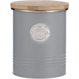Typhoon LIVING Vorratsbehälter Zucker, 1 Liter - pastellgrau