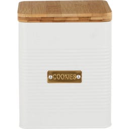 OTTO COLLECTION quadratische Keksdose, weiß, 2,6 Liter - 1 Stk
