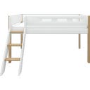 NOR Mid-high Bed 200x90 cm with Inclined Ladder - 1 item