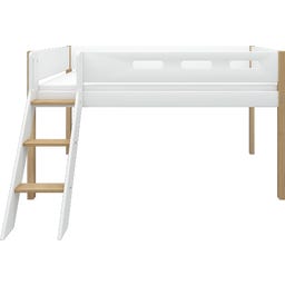 NOR Mid-high Bed 200x90 cm with Inclined Ladder - 1 item