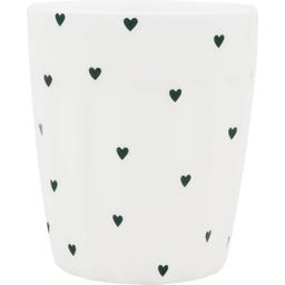 Eulenschnitt Becher kleine Herzen
