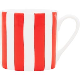 Eulenschnitt Kleine Tasse Streifen - rot
