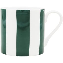 Eulenschnitt Tasse à Rayures - vert
