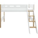 NOR Semi-High Bed 200x90 cm with Inclined Ladder - 1 item