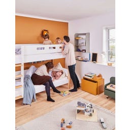 NOR Etagenbett 154 cm mit gerader Leiter & Absturzsicherung - 1 Stk