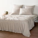 Bambaw Cozy Bambus Bettlaken 270 x 290 cm - Sand