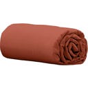 Bambaw Cozy Bambus Spannbettlaken 90 x 190 cm - Terracotta