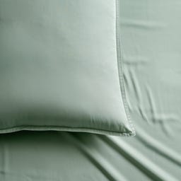 Bambaw Cozy Bamboe Kussensloop 50 x 70 cm - Sea Glass