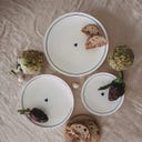 Eulenschnitt Assiette à Petit-Déjeuner Ronde, 20,5 cm - Cœur bleu foncé