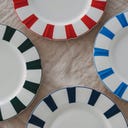 Eulenschnitt Platzteller Wellig 30,7 cm - rot Herz