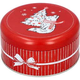 Birkmann Gebäckdosen-Set Xmas Cute rund, weiß-rot - klein