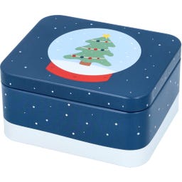 Birkmann Geschenkbox Let is snow, blau - 1 Stk