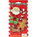 Set of Cookie Cutters on Cardboard - Winter Market - 1 set