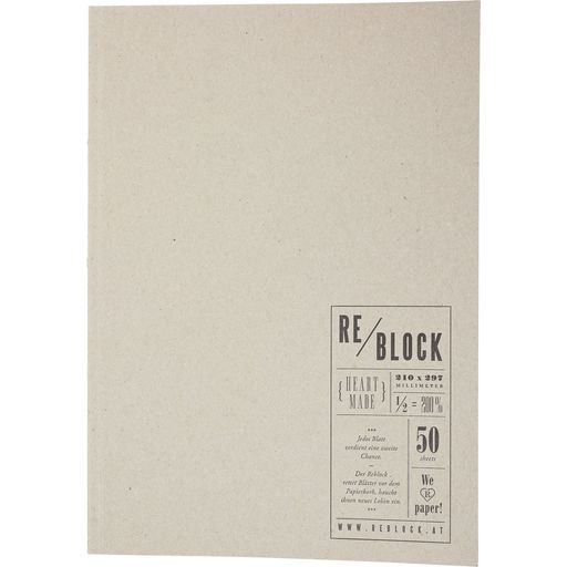 ReBlock Softcover Greyboard A4 - 1 st.