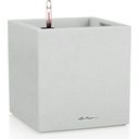 Lechuza Vaso - CANTO Stone Low 40 - bianco quarzo