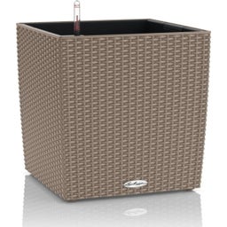 Lechuza CUBE Cottage 40 Planter Complete Set - sandy brown