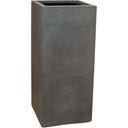 fleur ami Roccastone Pflanzsäule anthrazit - 35 x 35 x 80 cm
