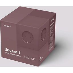 Square 1 - Power Extender USB-A & Magnet Rusty Red - 1 kos