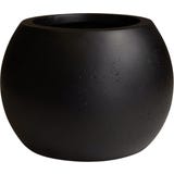 fleur ami Polystone Pflanzgef&auml;&szlig; Globe anthrazit