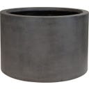 fleur ami Roccastone Bodengefäß Cylinder anthrazit - Ø 48 cm, H 30 cm